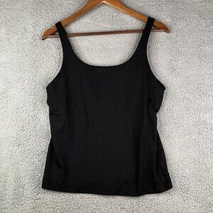 Chico’s adjustable cami top is lined built in bra sz 2